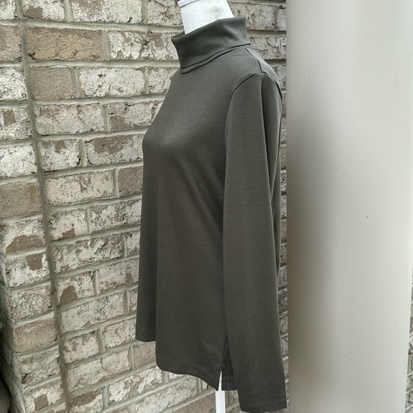 New Lands' End Women's Supima Cotton Turtleneck - Picture 5 of 14